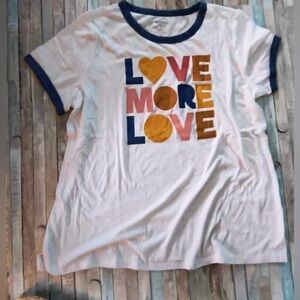EveryWear Graphic Tee Love More Love